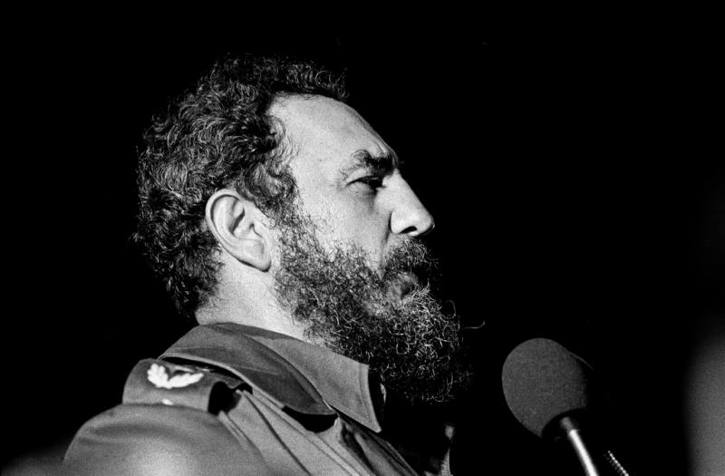 Fidel Castro bei einer Ansprache in Havanna im Jahr 1978