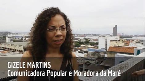 Gizele Martins aus der Favela Maré in Rio de Janeiro, Brasilien