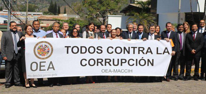 "Alle gegen die Korruption": Das Team der Internationalen Unterstützungsmission gegen Korruption und Straflosigkeit in Honduras
