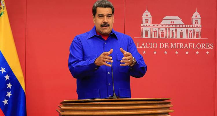 Der Präsident von Venezuela, Nicolás Maduro, bei seiner Ansprache am 31. Dezember