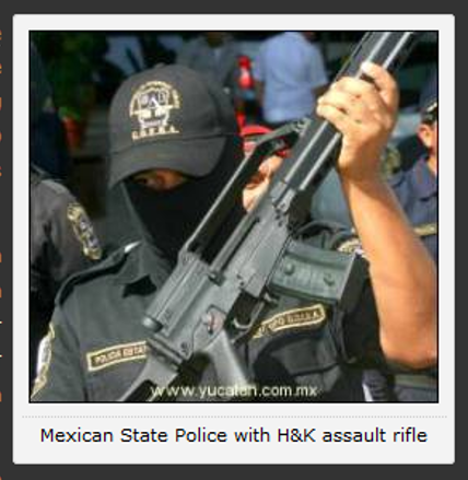 Hier ist ein mexikanischer Soldat mit einem deutschen Sturmgewehr zu sehen (Screenshot)