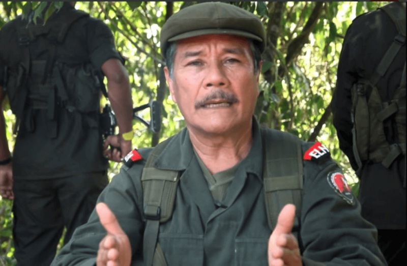 Nicolás Rodríguez Bautista. Die Regierung von Kolumbien will die Verhaftung des ELN-Kommandanten