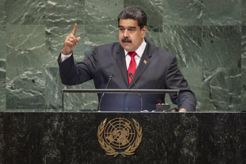Venezuelas Präsident Maduro bei seiner Rede vor der Generalversammlung der UNO am Mittwoch