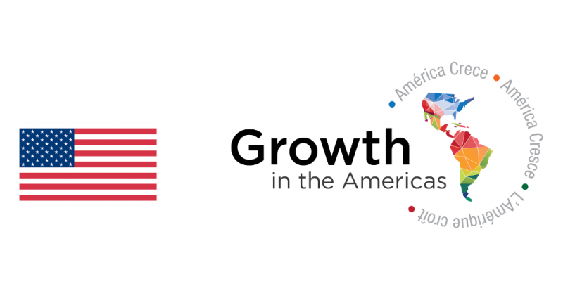 Logo der US-Regierung für das Projekt "Wachstum in den Amerikas"