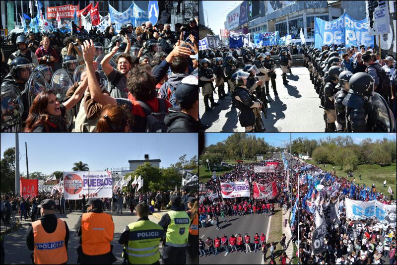 Landesweiter Protesttag in Argentinien am 20. März gegen die neoliberale Politik der Regierung Macri