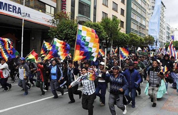 Die Proteste gegen den Putsch in Bolivien reißen nicht ab