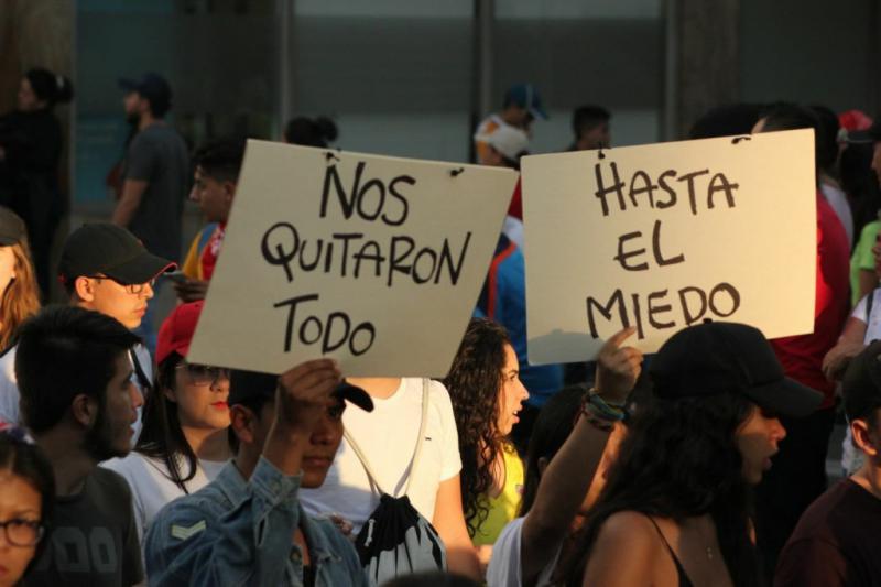 "Sie haben uns alles genommen - bis hin zur Angst":  Proteste in Bucaramanga