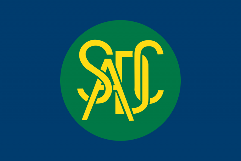 Flagge der Entwicklungsgemeinschaft des südlichen Afrika (SADC)