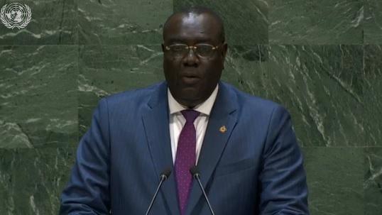 Haitis Außenminister Edmond vor der UNO: "Regierung ist sich der Verantwortung bewusst"