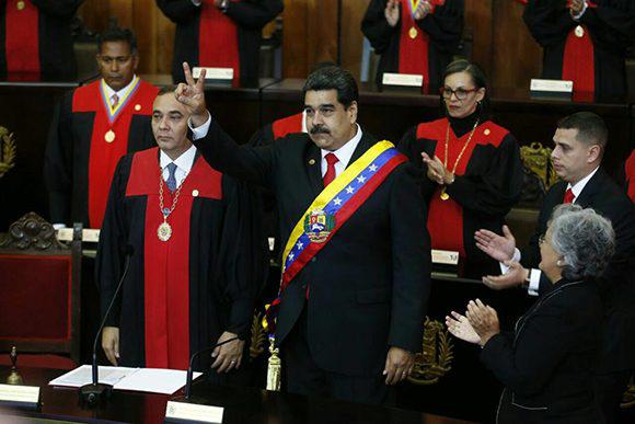 Präsident Maduro legte in Caracas seinen Amtseid für die Periode 2019-2025 ab