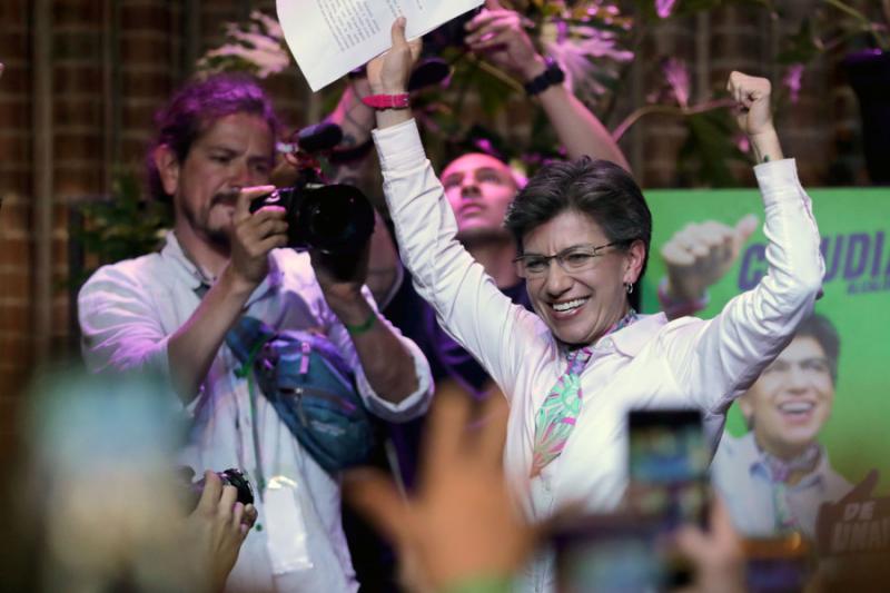 Die "Grüne" Claudia López ist neue Bürgermeisterin der Hauptstadt Bogotá