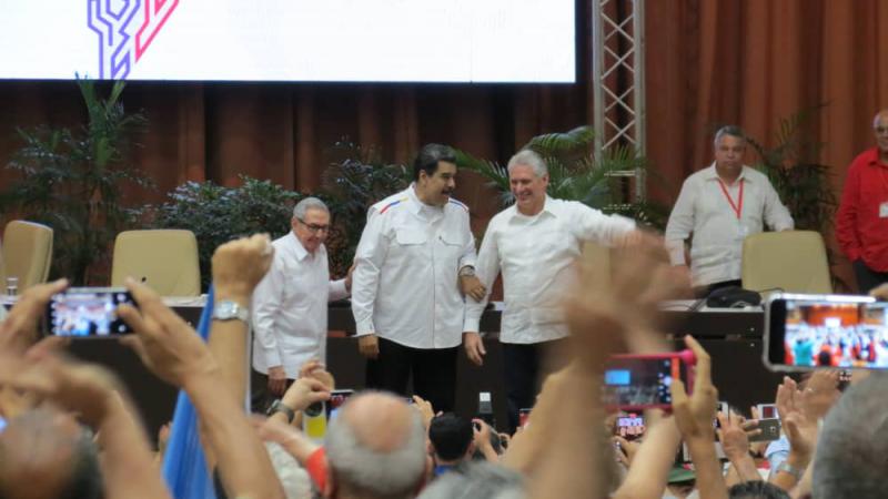 Auf der Konferenz nahmen neben dem kubanischen Präsidenten Miguel Díaz-Canel auch dessen Vorgänger Raul Castro und Nicolas Maduro teil