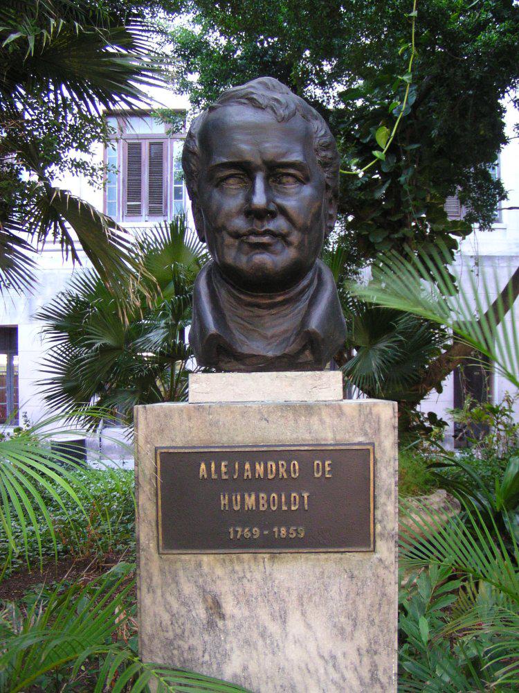 Büste von Alexander von Humboldt auf dem Campus der Universität von Havanna, Kuba