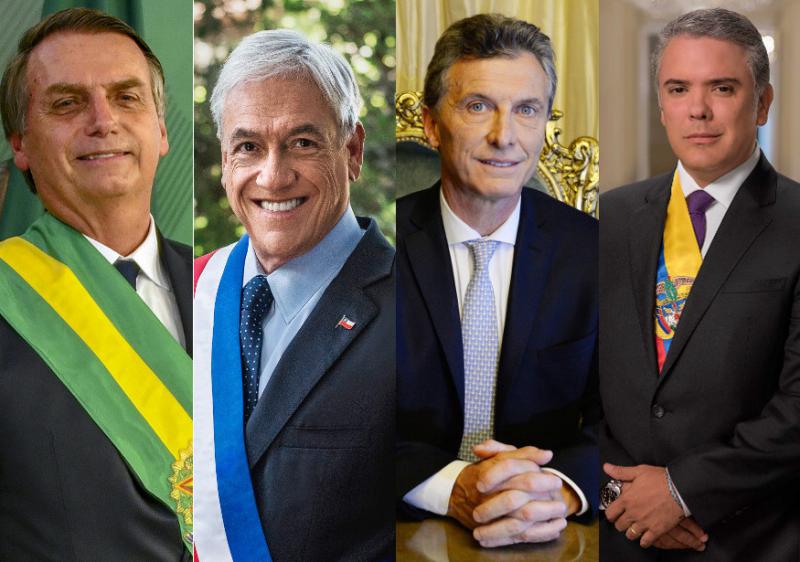Mit den Regierungen von Bolsonaro in Brasilien, Piñera in Chile, Macri in Argentinien und Duque in Kolumbien ist die Geldaristokratie selber an der politischen Macht