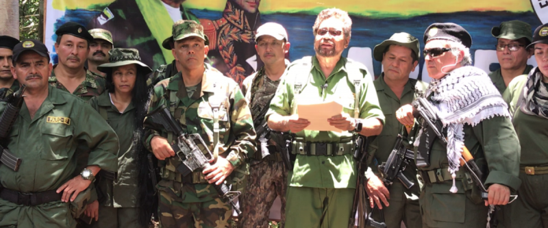 Der bewaffnete Konflikt in Kolumbien ist nicht vorbei. Iván Márquez verliest Manifest der neuen Farc-Guerilla