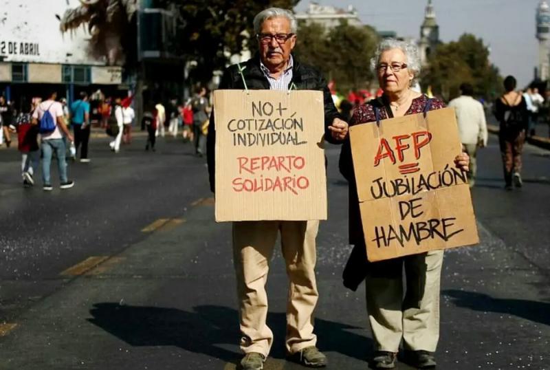 Seit Jahren fordern Bürger die Reform des privaten Rentensystems in Chile