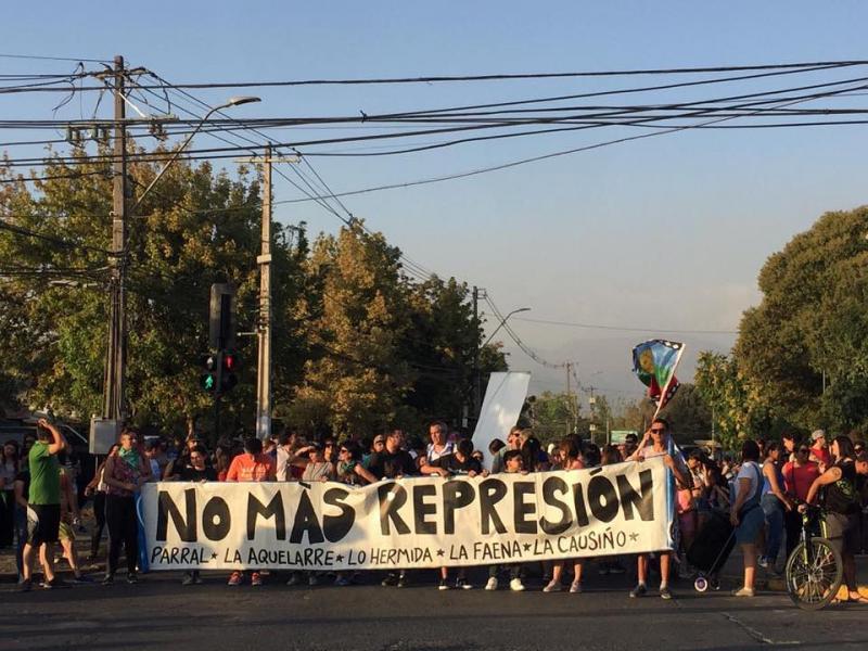 Landesweit protestierten Menschen in Chile nach dem Tod von Jorge Mora Herrera gegen die Repression