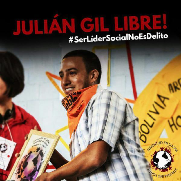 Julián Gil sitzt seit fast zwei jahren ohne Urteil im Gefängnis in Bogotá