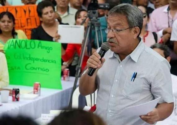 Der Anwalt und Umweltschützer Isaac Medardo Herrera Aviles