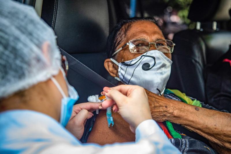 Knapp fünf Prozent der Brasilianer:innen sind bislang geimpft worden