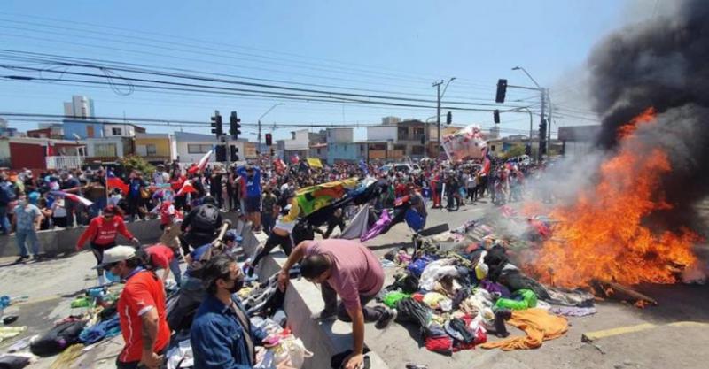 In jüngster Zeit häuften sich Angriffe auf venezolanische Migrant:innen in Chile