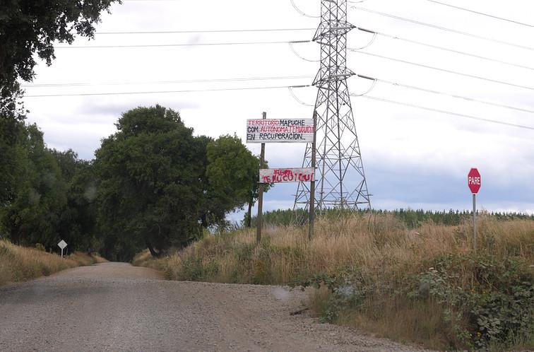 Zurückgefordertes Mapuche Territorium in der Nähe von Ercilla