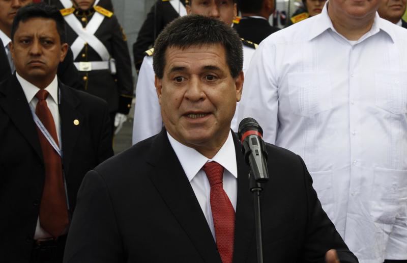 Einer der größten Grundbesitzer Paraguays: Der Unternehmer und Ex-Präsident Cartes