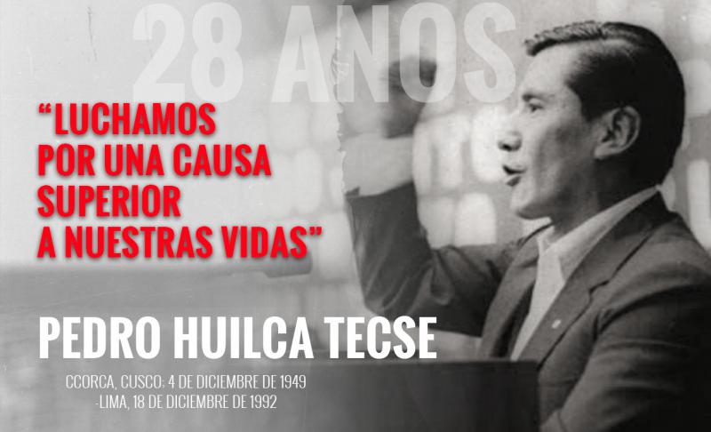 Indira Huilcas Vater, Pedro Huilca, war Gewerkschaftsführer und wurde 1992 vom Fujimori-Regime ermordet