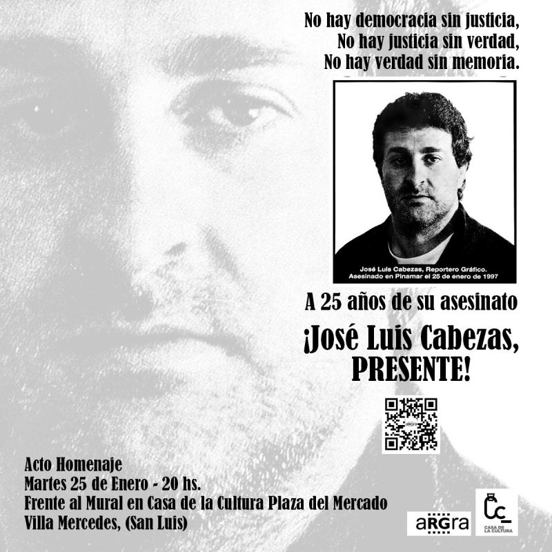 Aufruf zum Gedenken an José Luis Cabezas