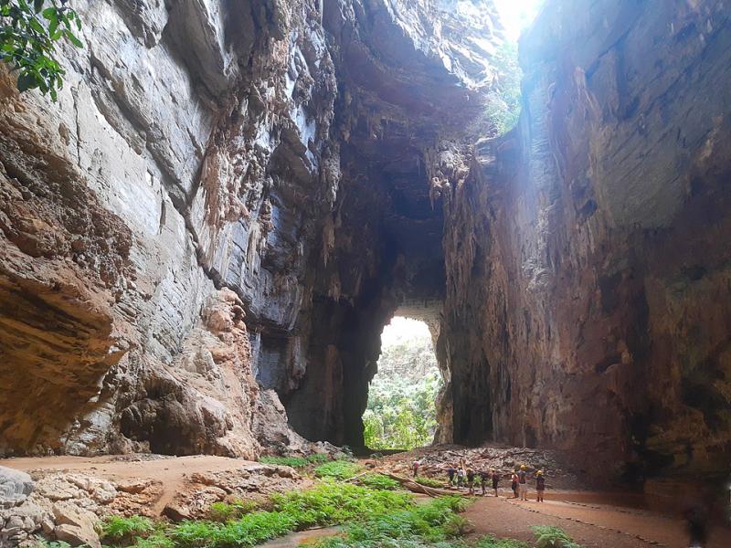 Die Grotte von Janelão im Nationalpark der Höhlen von Peruaçu
