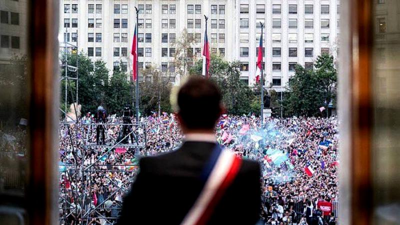 Gabriel Boric – als Kandidat der Koalition Apruebo Dignidad zum Präsidenten von Chile gewählt