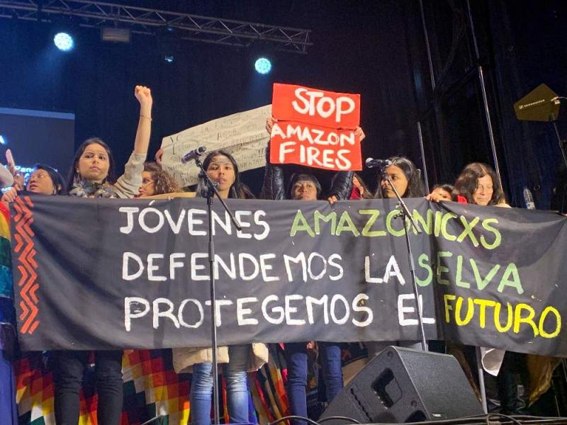 Jugendliche aus dem Amazonasgebiet beim Weltklimagipfel: "Wir verteidigen den Wald und schützen die Zukunft"