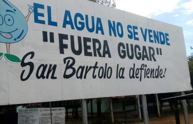 "Das Wasser wird nicht verkauft - 'Gugar raus' - San Bartolo verteidigt es"