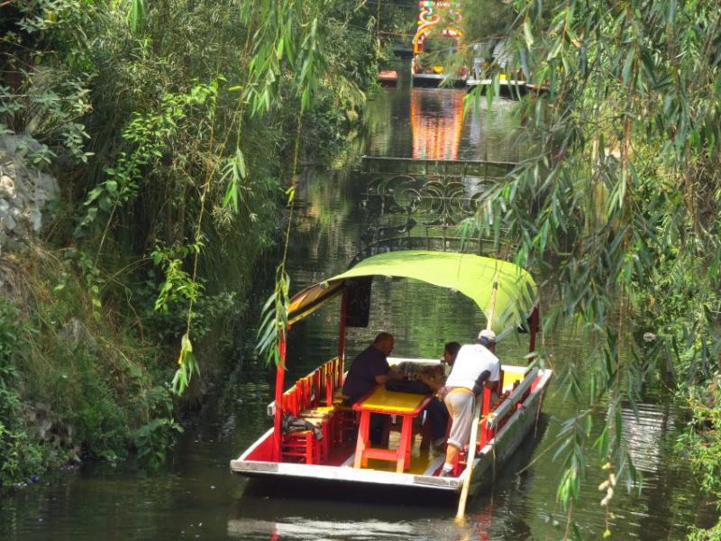 Die Kanäle von Xochimilco