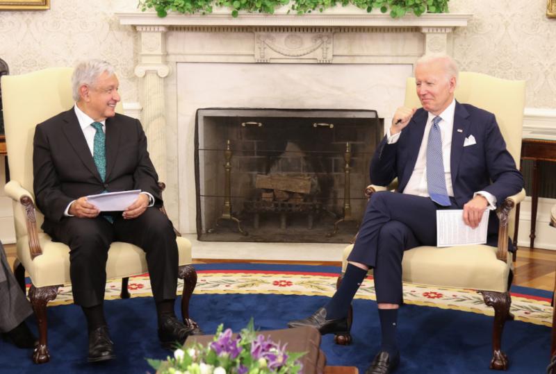 Amlo und Biden am Dienstag im Weißen Haus