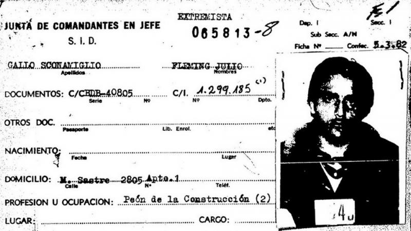 Fleming Gallos Ausweis aus dem Jahr 1982