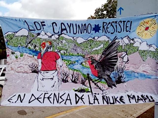 "Die Gemeinschaft Cayunao widersetzt sich" der Privatisierung der Quellen des Chubut-Flusses