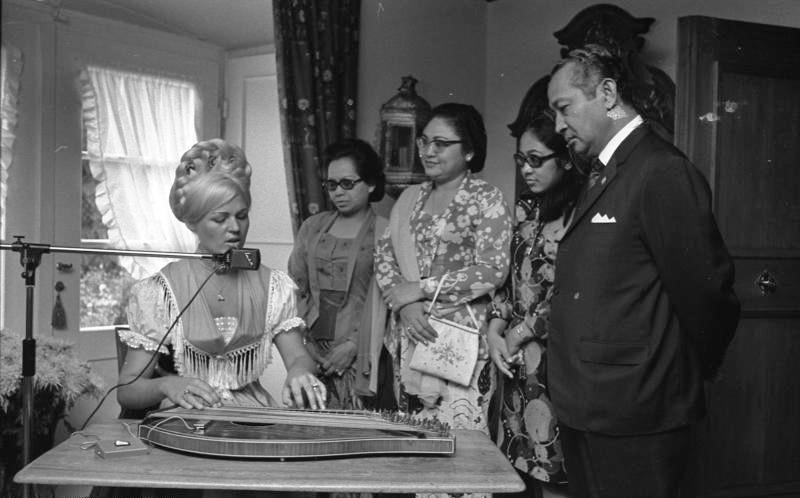 Suharto 1970 in Deutschland auf Staatsbesuch, hier in Berchtesgaden