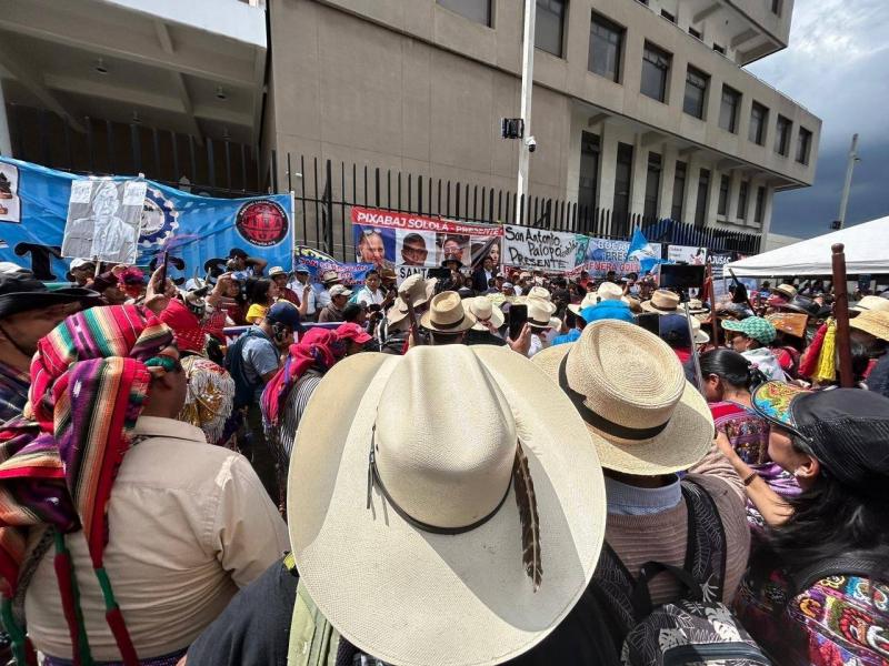 Der Sitz der Staatsanwaltschaft in der Hauptstadt Guatemala ist seit dem 2. Oktober blockiert