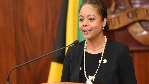 Jamaikas Ministerin für Rechts- und Verfassungsfragen, Marlene Malahoo Forte