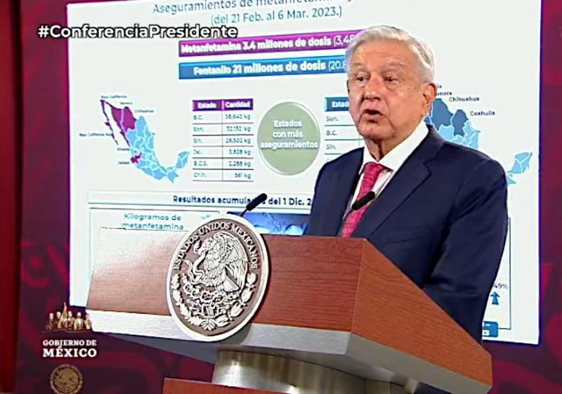 Mexikos Präsident wies die Vorwürfe aus den USA scharf zurück, seine Regierung unternehme nichts gegen den Schmuggel mit Fentanyl