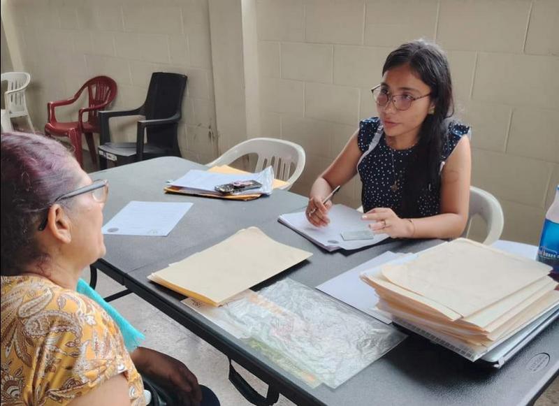 Menschenrechtsberatung der Organisation Unidehc in San Salvador