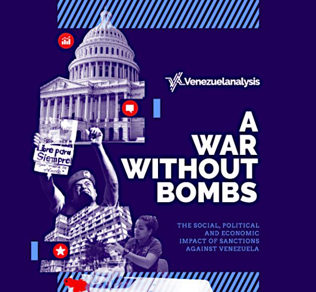 "Ein Krieg ohne Bomben": Cover des Buches von venezuelanalysis
