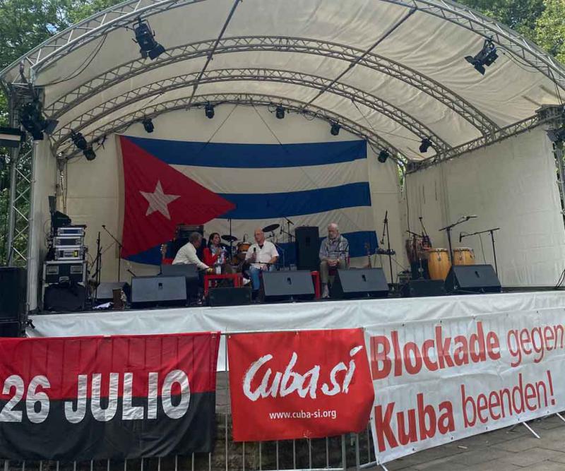Die Fiesta der Solidaritätsorganisationen Cuba sí am 26. Juli in Berlin