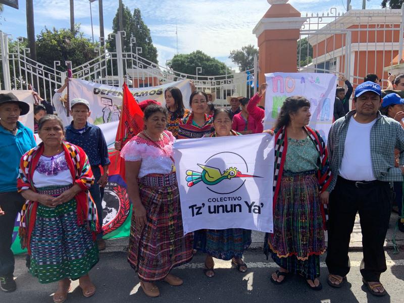 Auch in Guatemala schlossen sich Umweltaktivist:innen der Karawane an. Sie führt durch neun Länder und endet zur COP30 in Brasilien