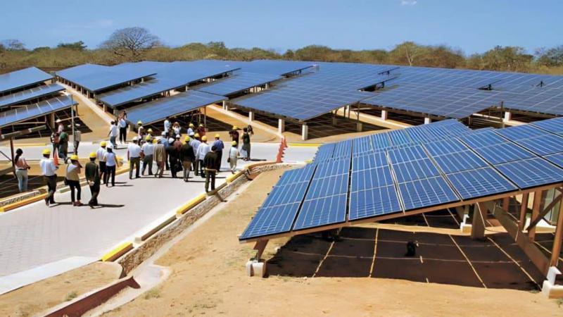 Der Aufbau des Photovoltaikprojekts ENESOLAR in der Gemeinde Nindirí kommt voran