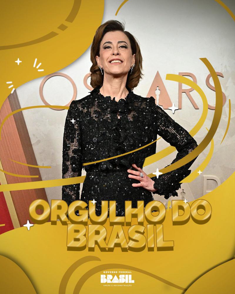 "Der Stolz Brasiliens": Dieses Bild der Hauptdarstellerin Torres postete Lula auf X