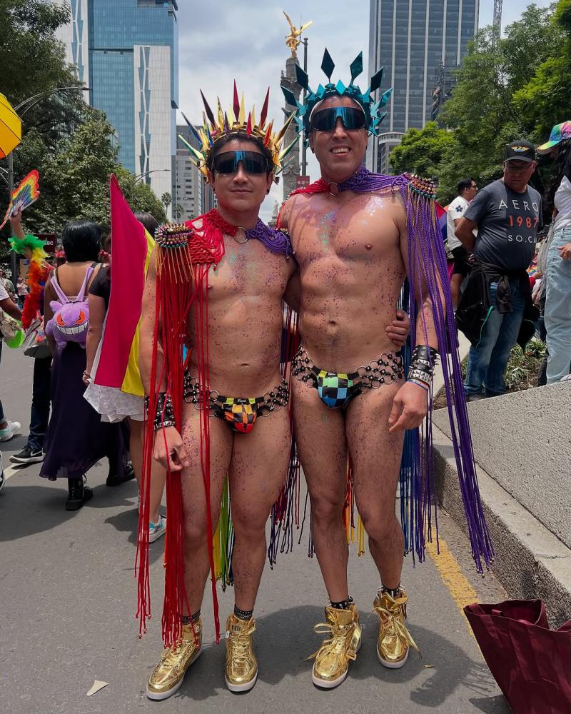 Auf der Pride-Demonstation in Mexiko