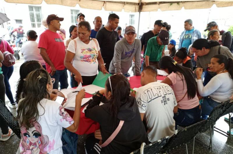 Ein Wahllokal im Bundeststaat Monagas