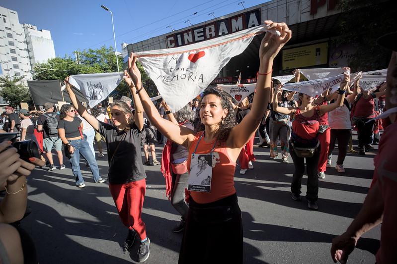 Gedenkmarsch zum 50. Jahrestag des Militärputschs in Córdoba